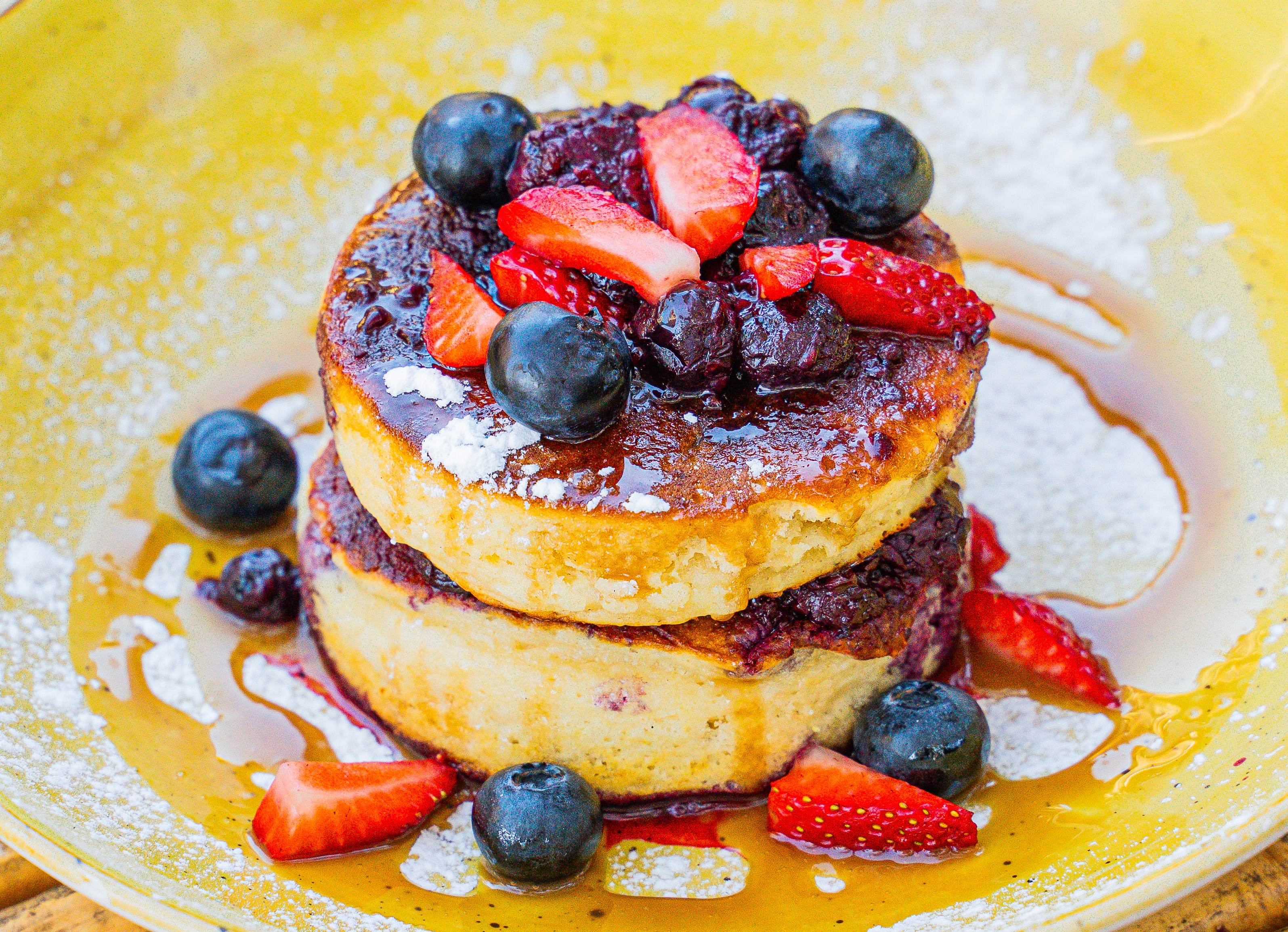 Blueberry Pancakes - Vegetarian
